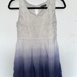 ombré homecoming dress